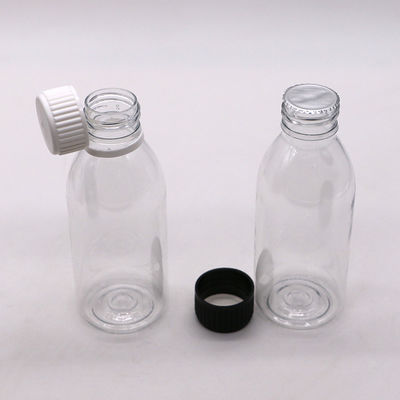 150 ml de PET Oval Ámbar Prescripción Farmacia Medicamento líquido Envasado con tapa