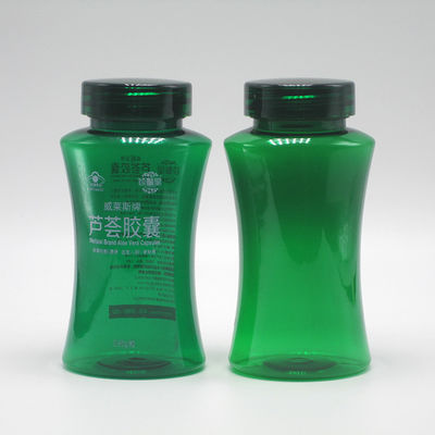 Diseño de PET de recogida de la cintura de la botella para suplementos dietéticos de nutrición cápsula píldora tableta