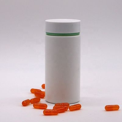Botellas de plástico con color embozado personalizado para cápsulas/tabletas/píldoras/polvo 200ml