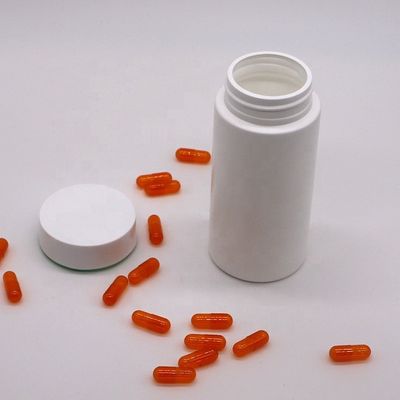 Botellas de plástico con color embozado personalizado para cápsulas/tabletas/píldoras/polvo 200ml