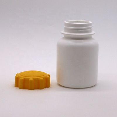 225 ml redondo 7.5 onzas de plástico HDPE Contenedor de medicamentos Suplemento Portador de botellas Capa de engranaje