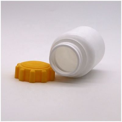 225 ml redondo 7.5 onzas de plástico HDPE Contenedor de medicamentos Suplemento Portador de botellas Capa de engranaje