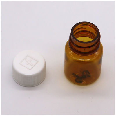 Impresión en pantalla 15 ml PET vacío Botella de plástico para píldoras de medicina Contenedor para polvo sólido