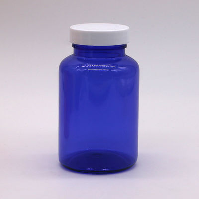 Botella de plástico PET para suplemento dietético de nutrición píldora cápsula tableta con varias tapas 250ml/cc