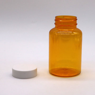 Botella de plástico PET para suplemento dietético de nutrición píldora cápsula tableta con varias tapas 250ml/cc