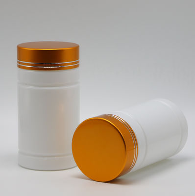 Botellas de plástico PE de capacidad de 200 ml de color personalizable tapas de aluminio para otros medicamentos