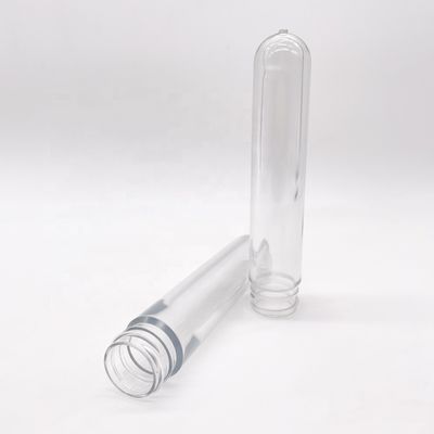 65g 1000ml tubo de preforma de PET botella de plástico de color personalizado con tapa de tornillo 28-410mm