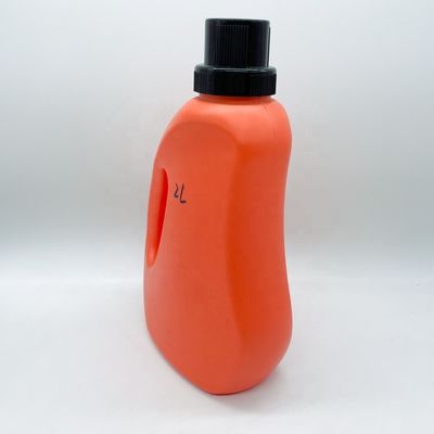 Botella de detergente de lavandería líquida de 2 litros de color HDPE personalizado para recipientes de limpieza