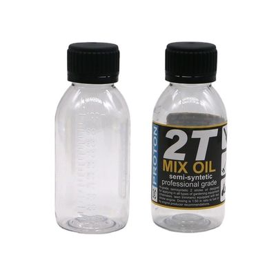 Botella de PET con tapa de tornillo para 100 ml/60 ml de material base del jarabe