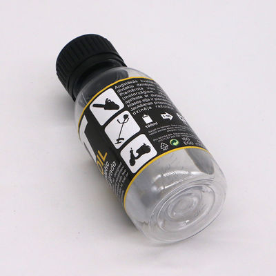 Botella de PET con tapa de tornillo para 100 ml/60 ml de material base del jarabe