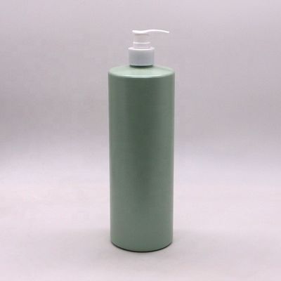 Collar de HDPE 1L 1000mL Contenedores de champú con bomba de color/loción de pulverización personalizada