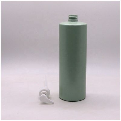 Collar de HDPE 1L 1000mL Contenedores de champú con bomba de color/loción de pulverización personalizada