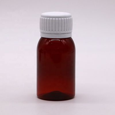 Botella de jarabe para la tos PET de 50 ml para el almacenamiento de líquidos orales lubricantes con aceite