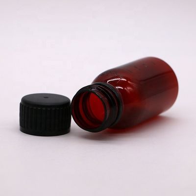 Botella de jarabe para la tos PET de 50 ml para el almacenamiento de líquidos orales lubricantes con aceite