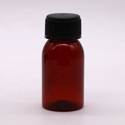 Botella de jarabe para la tos PET de 50 ml para el almacenamiento de líquidos orales lubricantes con aceite