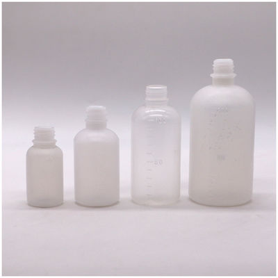 Medicamento 100 ml PET líquido botella de plástico vacía con escala y color personalizable