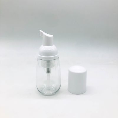 Botella de bomba de espuma de PET de 40 ml para cuidado de la piel OEM Color / Impresión PET Limpieza facial