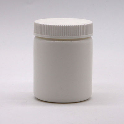 Botella de crema de forma redonda con cuello en PE de 100 ml para frasco de ungüento y cápsulas de yeso