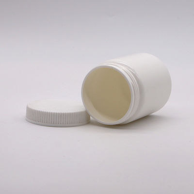 Botella de crema de forma redonda con cuello en PE de 100 ml para frasco de ungüento y cápsulas de yeso