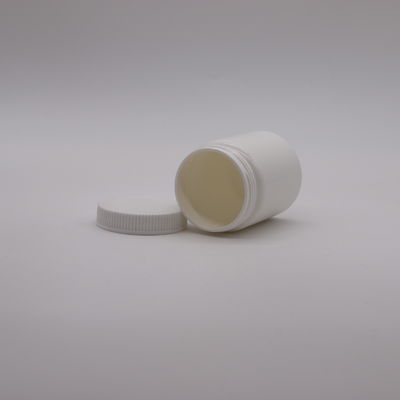 Botella de crema de forma redonda con cuello en PE de 100 ml para frasco de ungüento y cápsulas de yeso