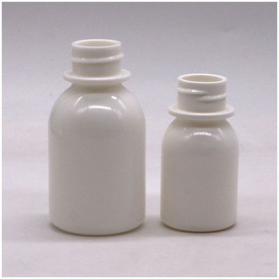 Botella de medicamento líquido oral en PE de 30 ml con tapa a prueba de niños y tapa CRC