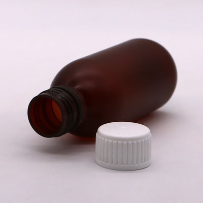 120 ml de jarabe para la tos helado líquido redondo botella de plástico para desechos médicos