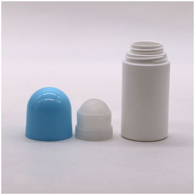 Crema para los ojos de HDPE rollo recargable en botella para repelente de mosquitos antitranspirante 50 ml