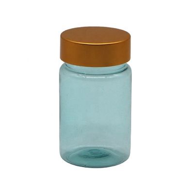 70 ml PET Botella pequeña transparente Contenedor de medicina de plástico con cubierta PS Servicio OEM