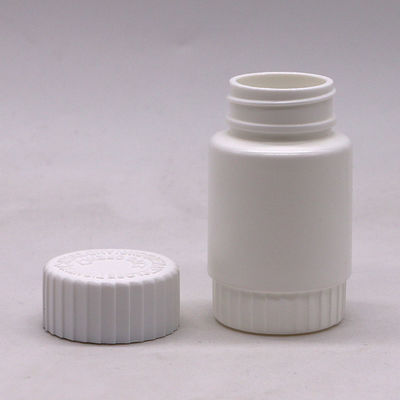 Botella de plástico cuadrada de forma de bambú vacía de 60 ml de HDPE personalizada para suplemento de medicina