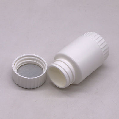 Botella de plástico cuadrada de forma de bambú vacía de 60 ml de HDPE personalizada para suplemento de medicina