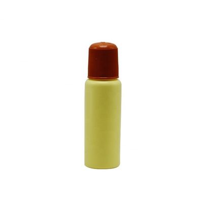 Material del cuerpo PE Botella de bola de rodillo recargable de 70cc para aceites esenciales y cosméticos