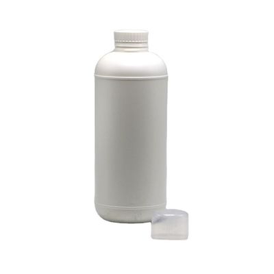 Botella de plástico fluorado de 1000 ml para disolventes químicos orgánicos