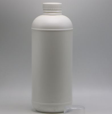 Botella de plástico fluorado de 1000 ml para disolventes químicos orgánicos