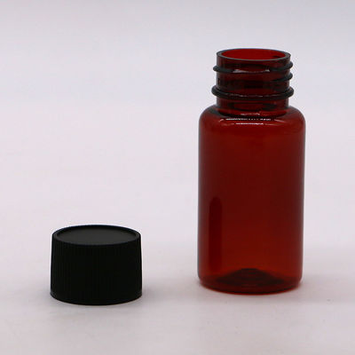 Material base PET 1 oz/25 ml Botella de plástico líquido oral personalizada para la industria médica