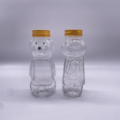 Botella de bebidas de plástico de 200 ml con tapa de tornillo de aluminio