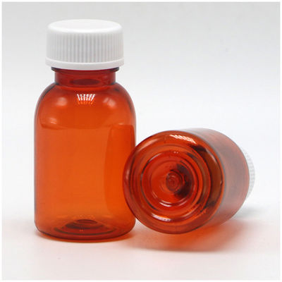 Botella de medicamento líquido PET a prueba de fugas con tapa 20ML/CC Material de cuello PET
