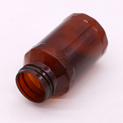 Botellas de plástico de forma única de 150 ml para píldoras y cápsulas en colores personalizados