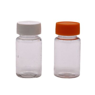 Botella líquida de plástico PET de 20 ml/cc con inserción para pastillas y botella de medicamentos a prueba de fugas