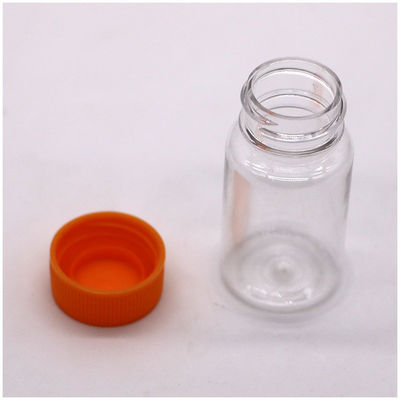 Botella líquida de plástico PET de 20 ml/cc con inserción para pastillas y botella de medicamentos a prueba de fugas