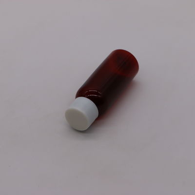 GMP Farmacéutico Botella líquida de jarabe de plástico PET de 30 ml con tapa de tornillo a prueba de alteraciones