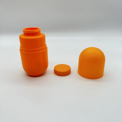 Impresión en pantalla Botella de cápsulas de plástico HDPE para cápsulas