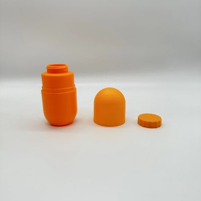 Impresión en pantalla Botella de cápsulas de plástico HDPE para cápsulas
