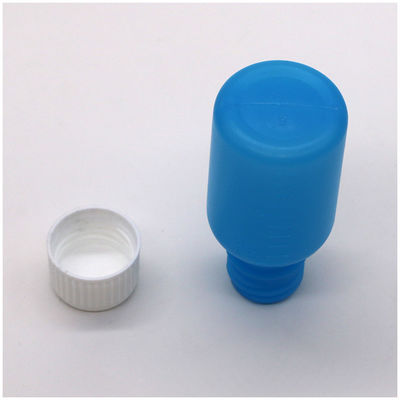 Botella de pastillas de medicina líquida HDPE de 30 ml / 1 oz / 1 cc con tapa CRC e impresión en pantalla
