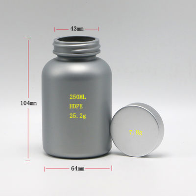 Botella de plástico HDPE de 250 ml para medicinas