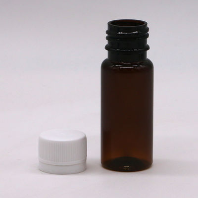GMP Farmacéutico Botella líquida de jarabe de plástico PET de 30 ml con tapa de tornillo a prueba de alteraciones