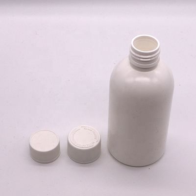 Impresión en pantalla 100ml/200ml250ml HDPE Botella de medicina vacía blanca con tapa de seguridad para niños
