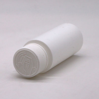 Botella de líquido medicinal biodegradable de plástico tipo HDPE 2OZ/60 ML con tapa a prueba de niños