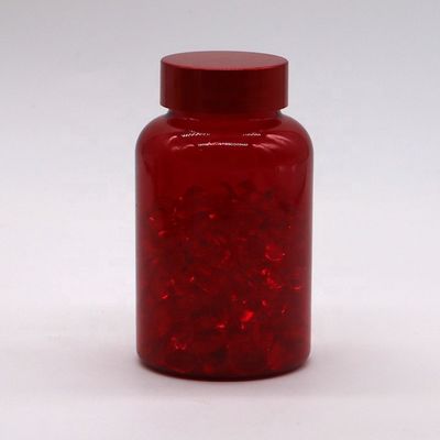 Botella de píldora de plástico vacía PET con tapa con tornillo CRC 175ML/CC/6OZ