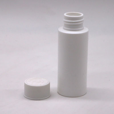 Botella de líquido medicinal biodegradable de plástico tipo HDPE 2OZ/60 ML con tapa a prueba de niños