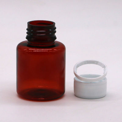 Botella de líquido oral con tapa de seguridad y sello térmico de 70 ml de jarabe para tos de arce ámbar PET